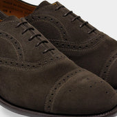 Moorgate Pinner Suede Semi Brogue Oxford