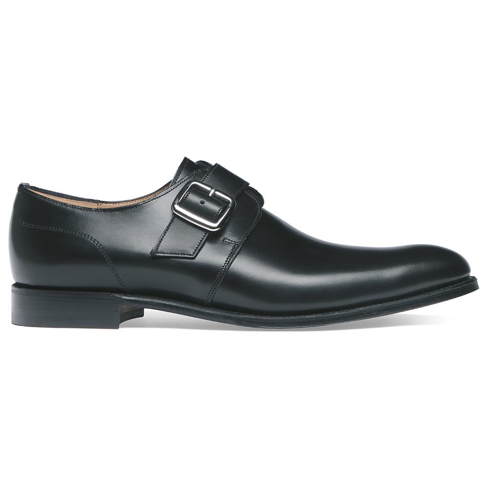 Moorgate Single Buckle Monk Shoe In Calf Leather
