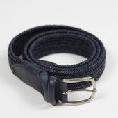 Intreccio Leather Woven Belt