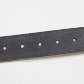 Olona Canvas And Grey Suede Belt