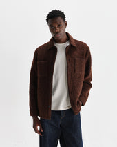 Mount Reversible Boucle Wool Overshirt