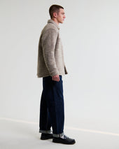 Mount Natural Reversible Boucle Wool Overshirt