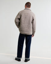 Mount Natural Reversible Boucle Wool Overshirt