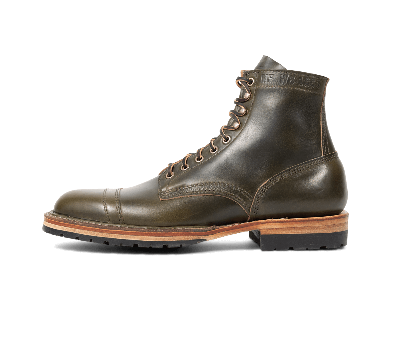 Mp Sherman Toe Cap Green Pasture