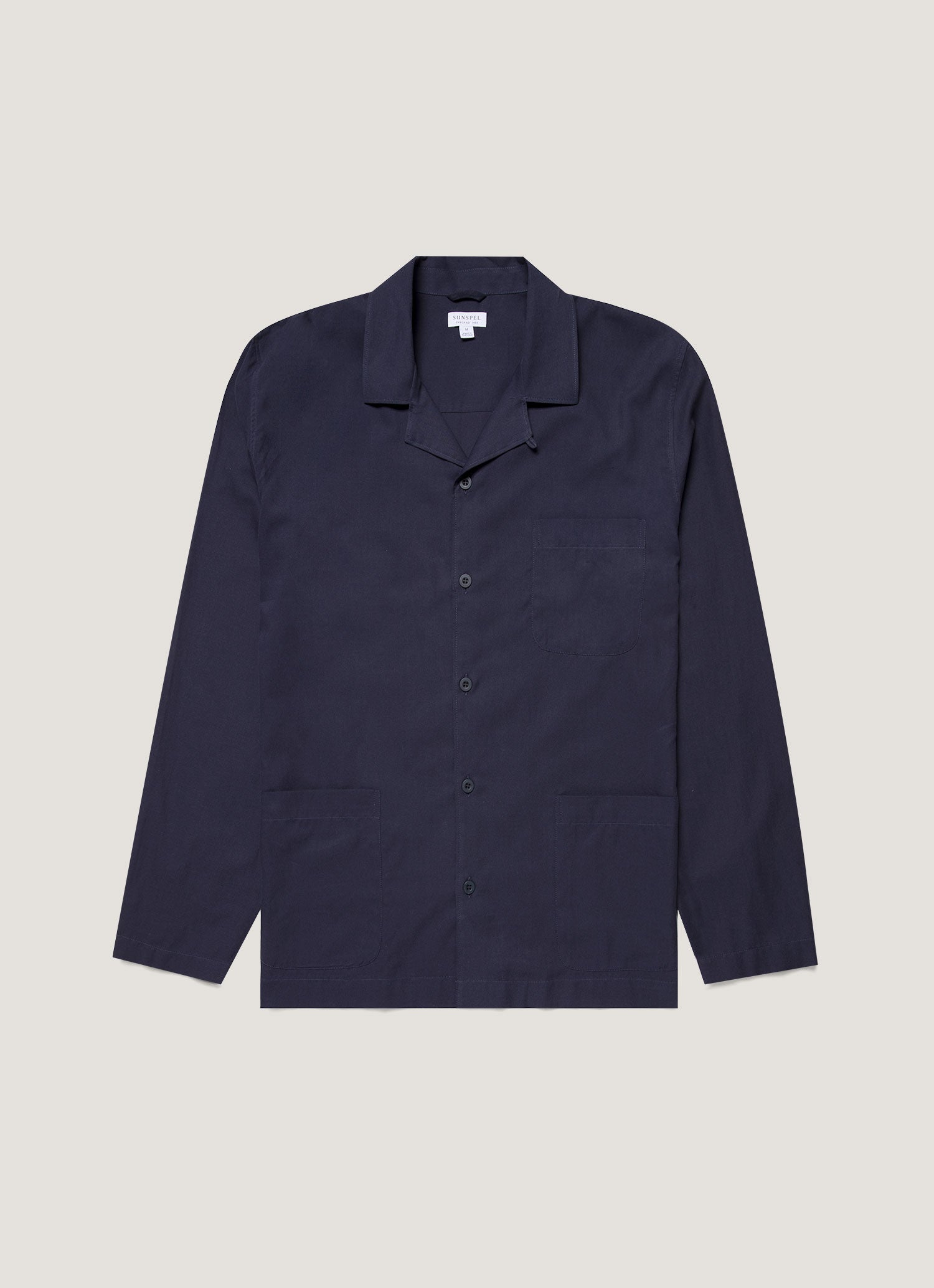 Men S Cotton Flannel Pyjama Shirt In