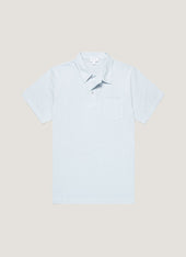 Men's Riviera Polo Shirt in Pastel Blue