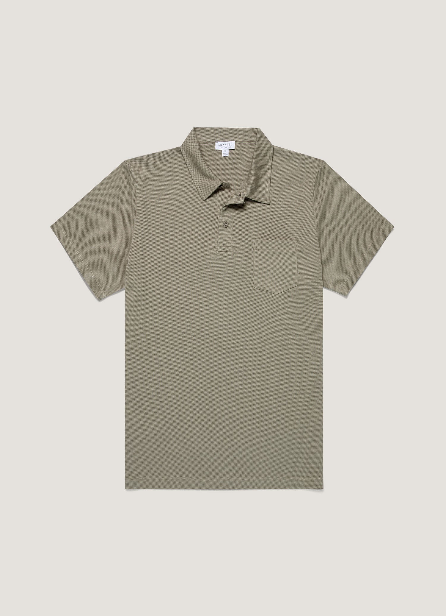Men S Riviera Polo Shirt In Fossil Grey