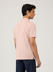Men's Riviera Polo Shirt in Pale Pink