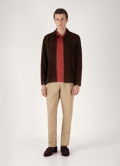 Men's Riviera Polo Shirt in Garnet Red