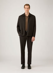 Men's Piqué Polo Shirt in Dark Cedar