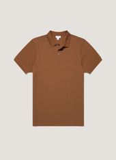 Men's Piqué Polo Shirt in Bronze