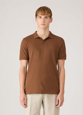 Men S Piqu Polo Shirt In Bronze