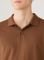 Men S Piqu Polo Shirt In Bronze