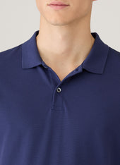 Men S Piqu Polo Shirt In Ink Blue