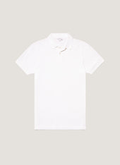 Men's Piqué Polo Shirt in White