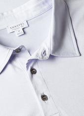 Men's Classic Jersey Polo Shirt in Light Blue