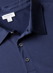 Men S Classic Jersey Polo Shirt In Ink Blue