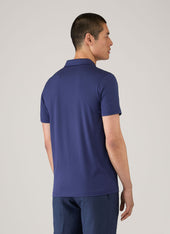 Men S Classic Jersey Polo Shirt In Ink Blue