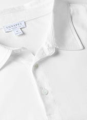 Men's Jersey Classic Polo Shirt in White