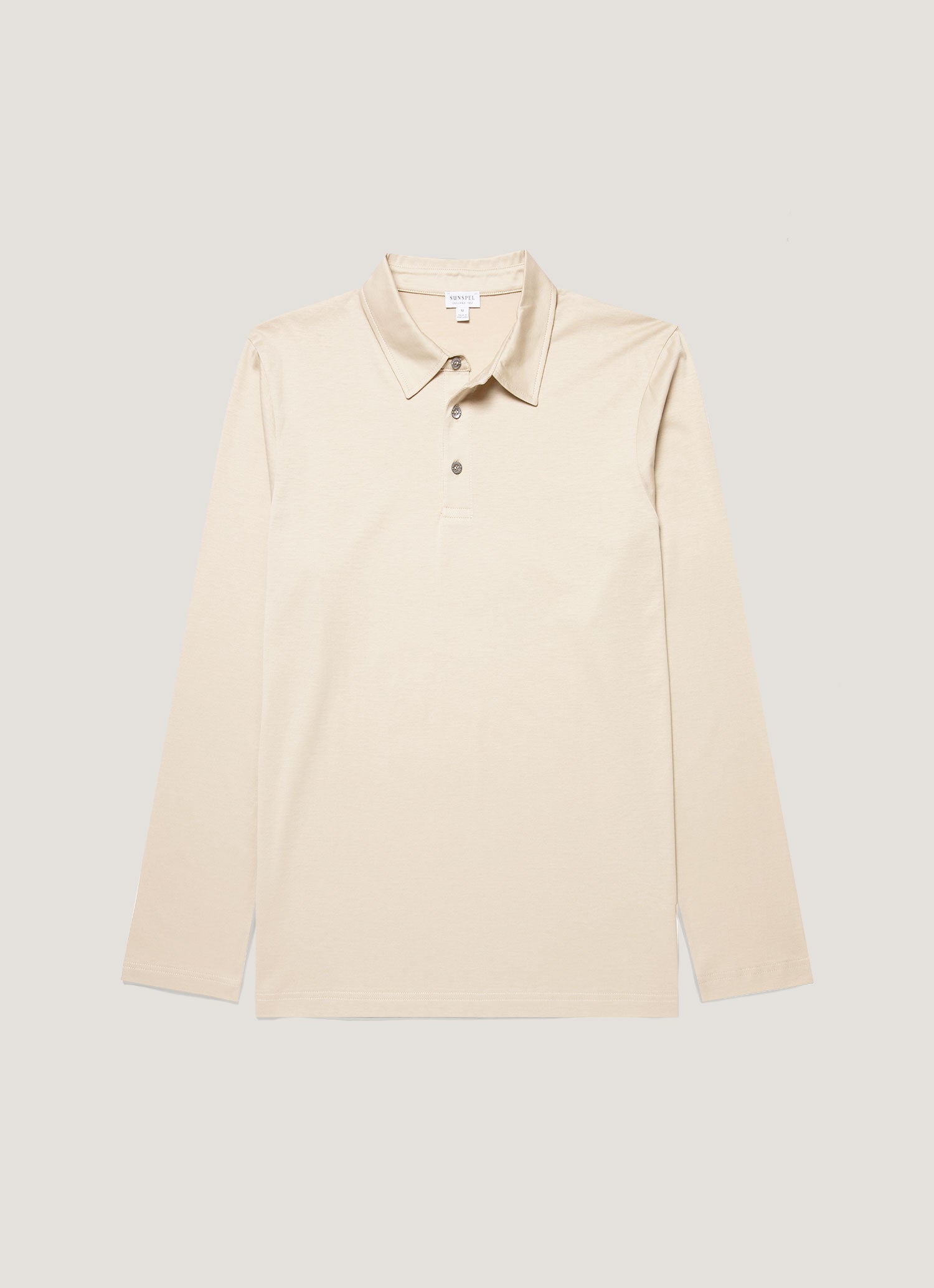 Men S Long Sleeve Classic Jersey Polo Shirt In Hazelwood