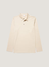 Men's Long Sleeve Classic Jersey Polo Shirt in Hazelwood
