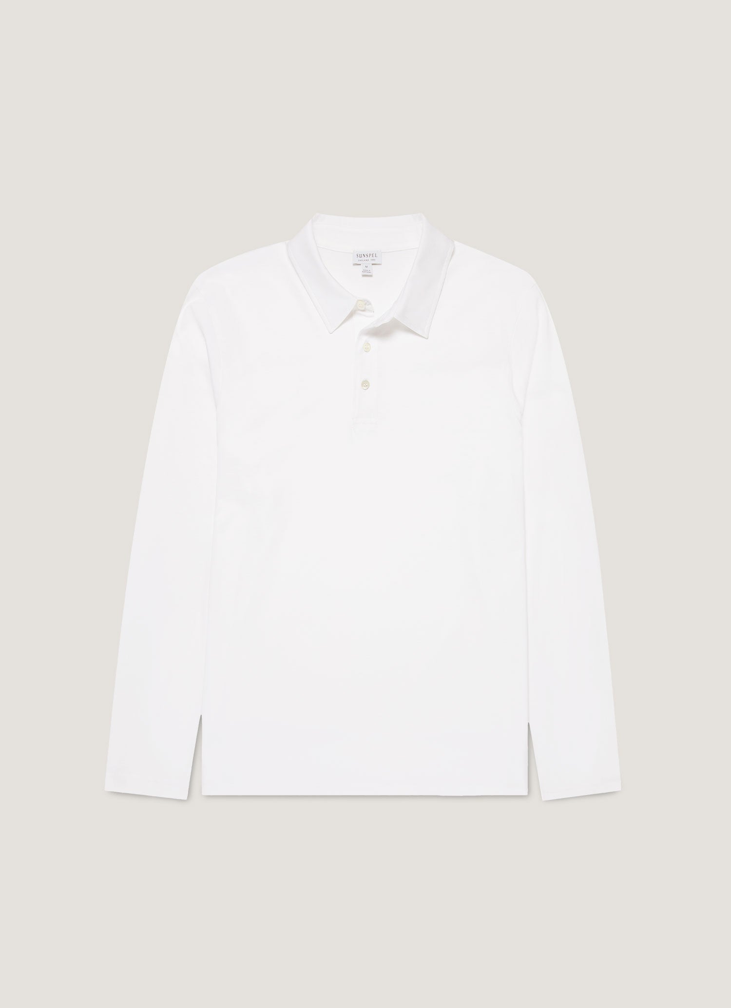 Men S Long Sleeve Classic Jersey Polo Shirt In