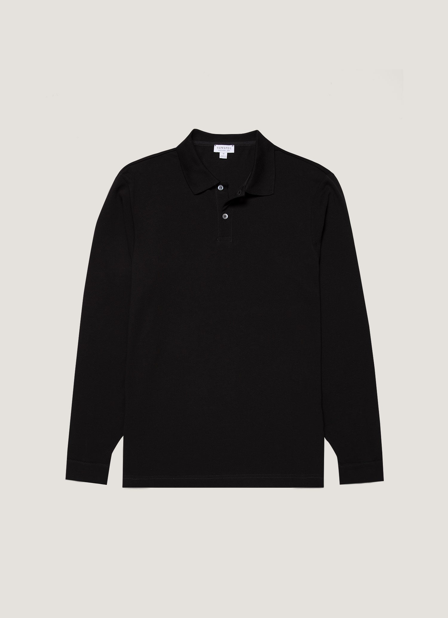 Men S Long Sleeve Piqu Polo Shirt In