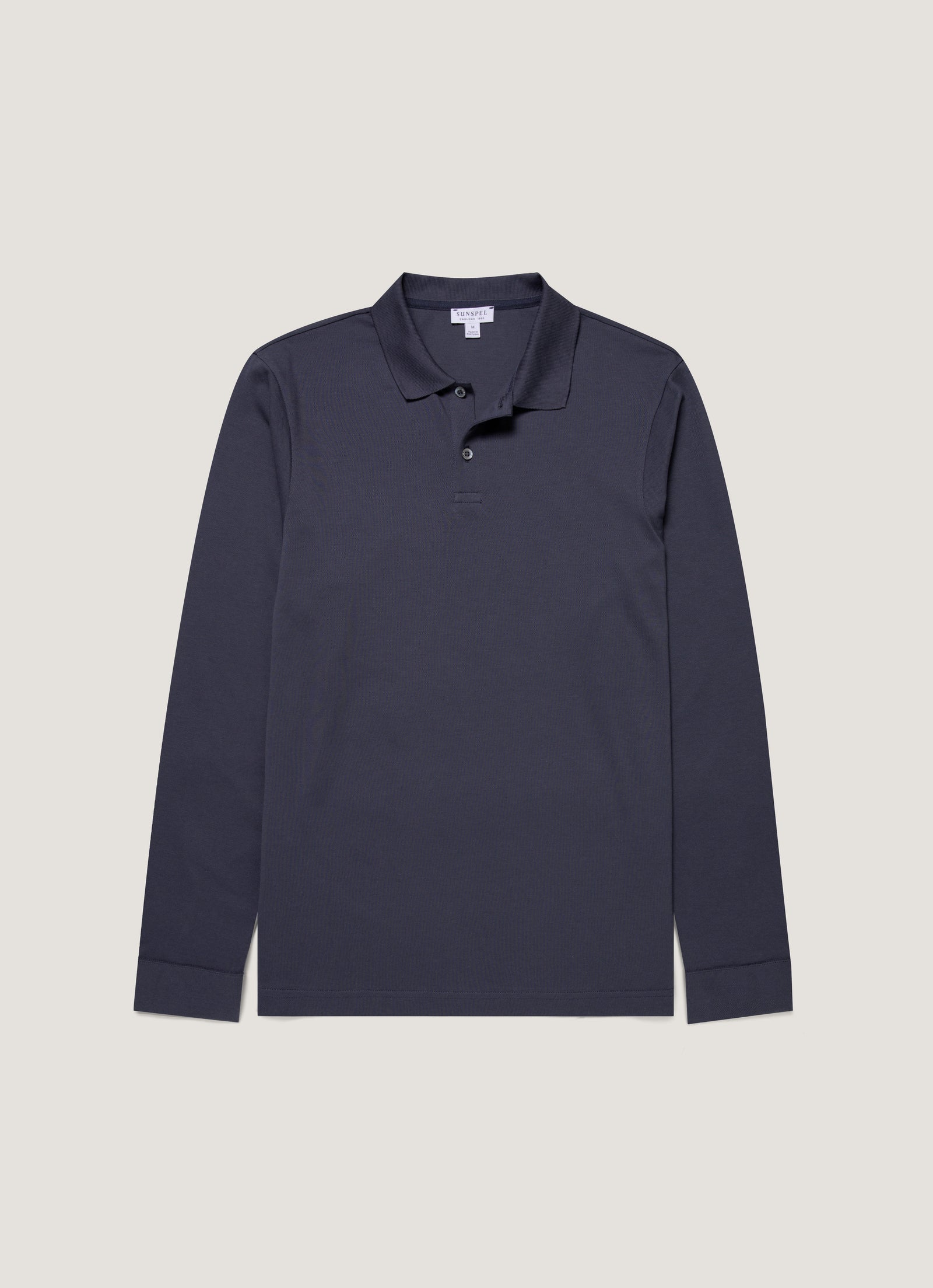 Men S Long Sleeve Piqu Polo Shirt In