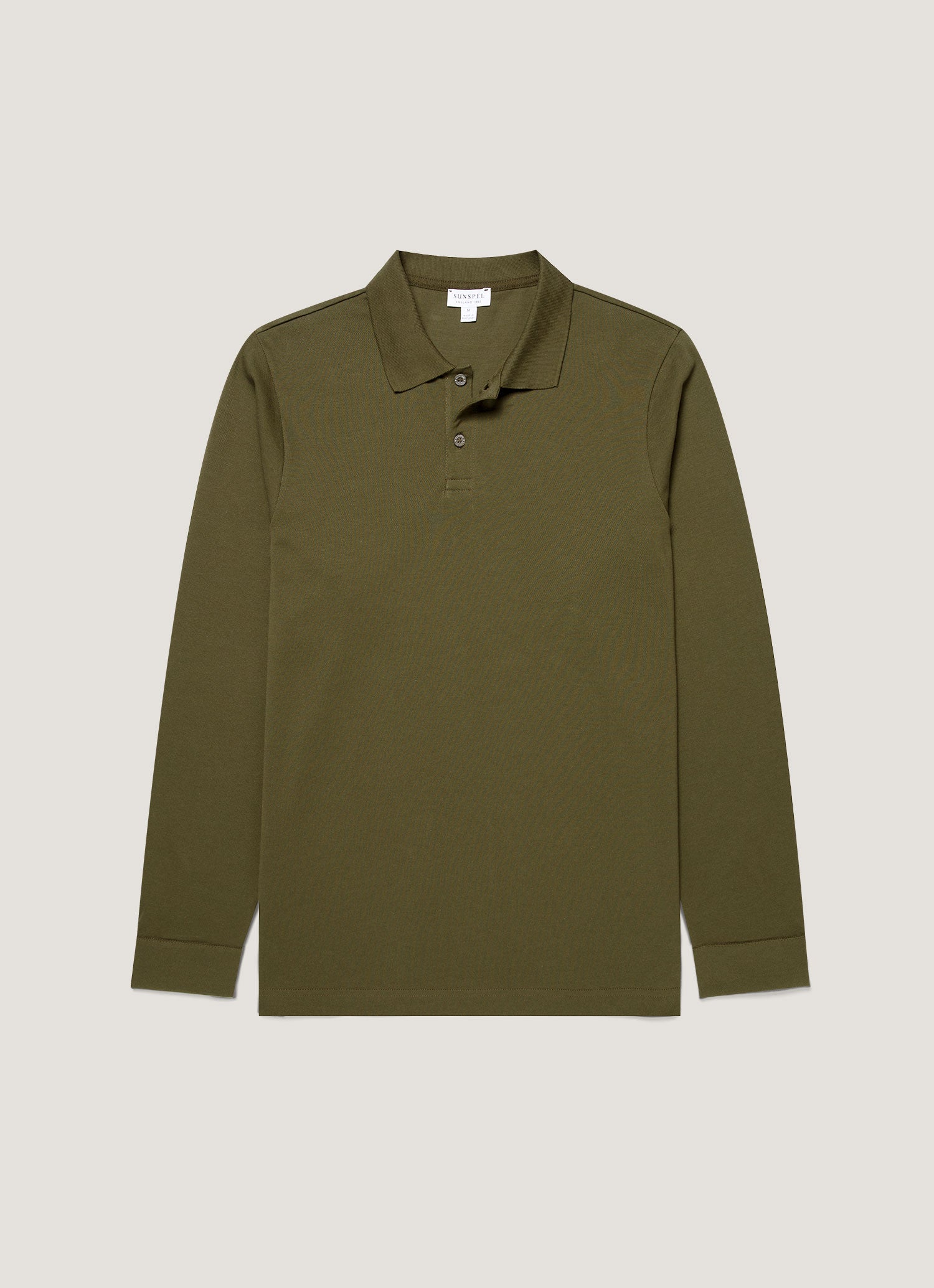 Men S Long Sleeve Piqu Polo Shirt In Deep