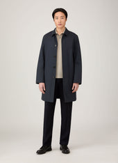 Men's Long Sleeve Piqué Polo Shirt in Fog