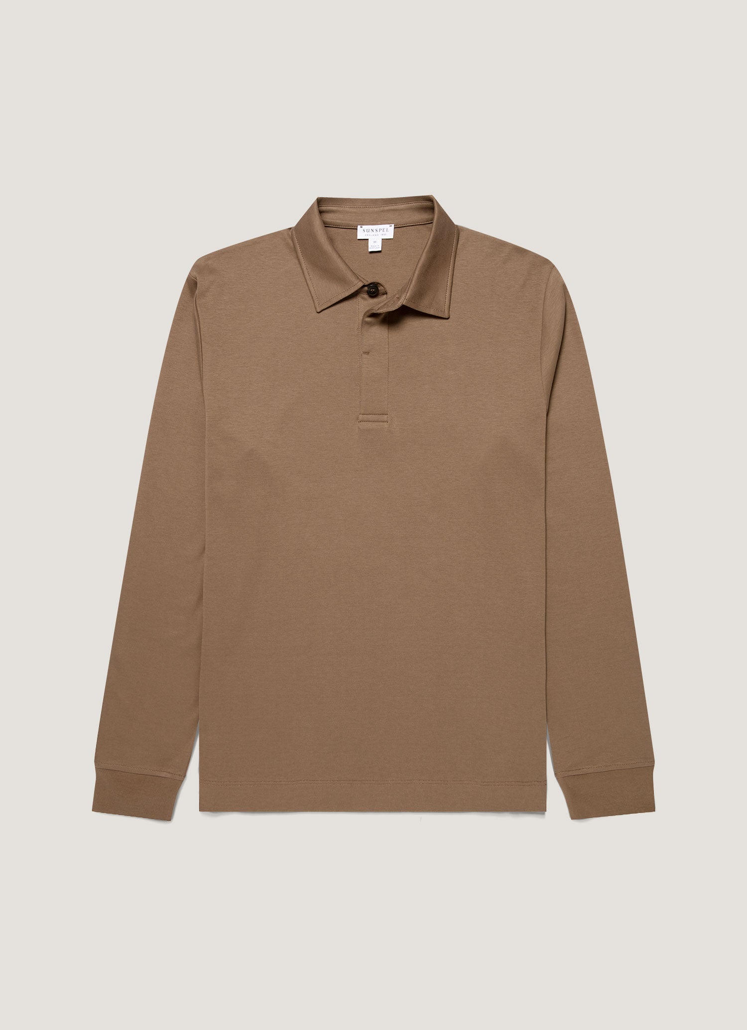Men S Heavyweight Rugby Polo Shirt In Dark Cedar