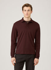 Men's Heavyweight Rugby Polo Shirt in Bakelite