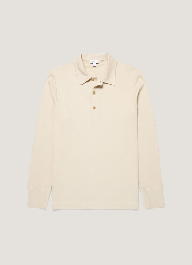 Men's Long Sleeve Cellulock Polo Shirt in Hazelwood