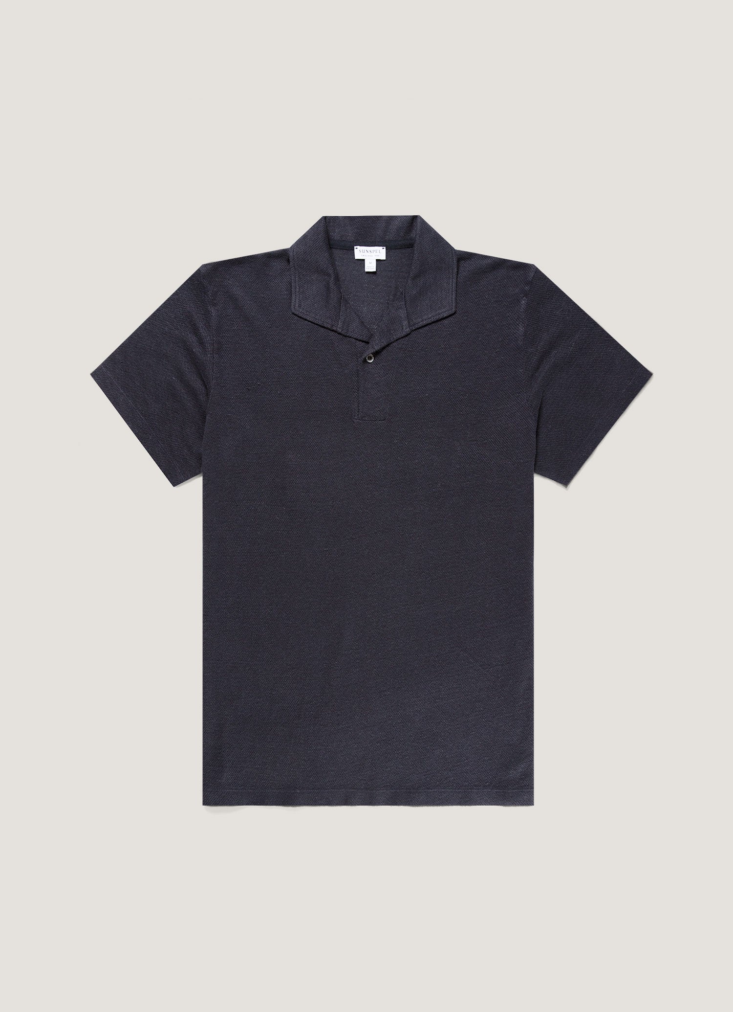Men S Linen Piqu Polo Shirt In