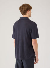 Men S Linen Piqu Polo Shirt In