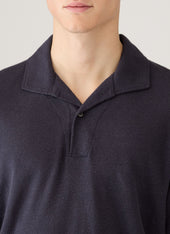 Men S Linen Piqu Polo Shirt In