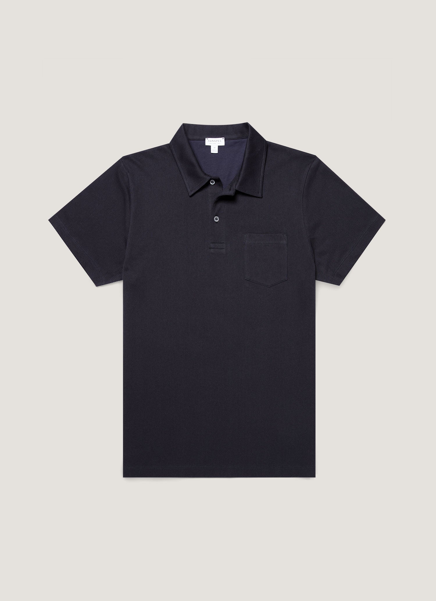 Men S Sea Island Cotton Riviera Polo Shirt In Midnight
