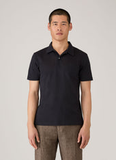 Men S Sea Island Cotton Riviera Polo Shirt In Midnight