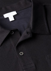 Men S Sea Island Cotton Riviera Polo Shirt In Midnight