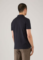 Men S Sea Island Cotton Riviera Polo Shirt In Midnight
