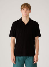 Men S Towelling Polo Shirt In