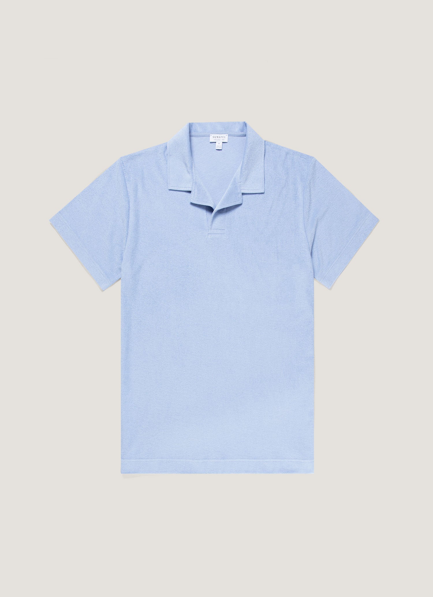 Men S Towelling Polo Shirt In