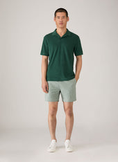 Men S Towelling Polo Shirt In
