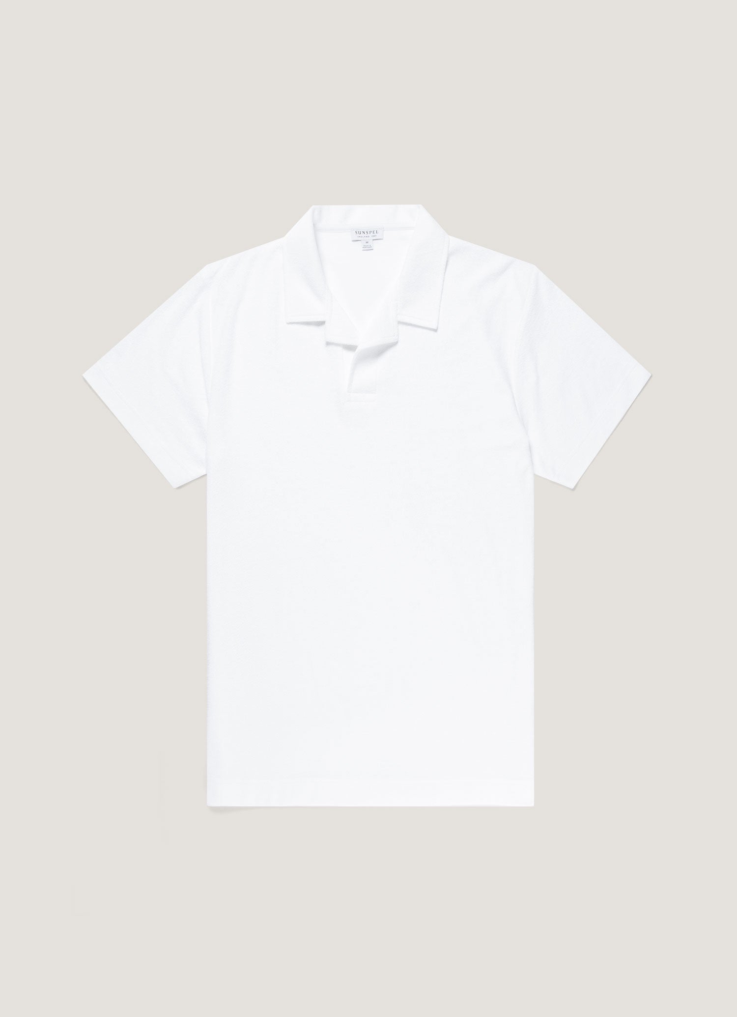 Men S Towelling Polo Shirt In