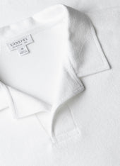Men S Towelling Polo Shirt In