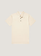 Men's Sea Island Cotton Knit Polo Shirt in Hazelwood