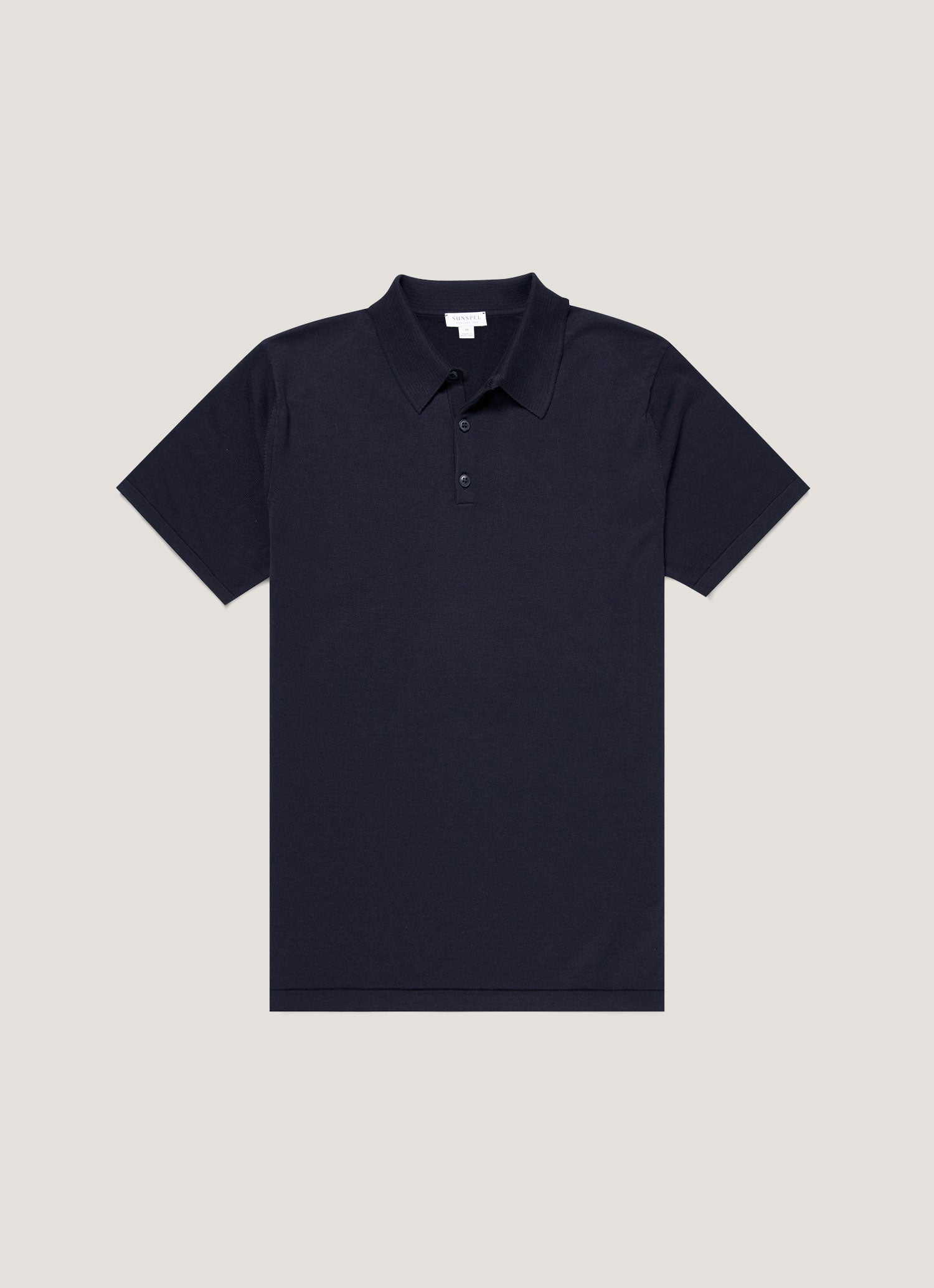 Men S Sea Island Cotton Knit Polo Shirt In Light