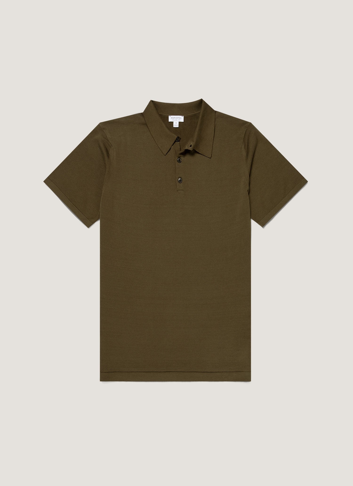 Men S Sea Island Cotton Knit Polo Shirt In Deep