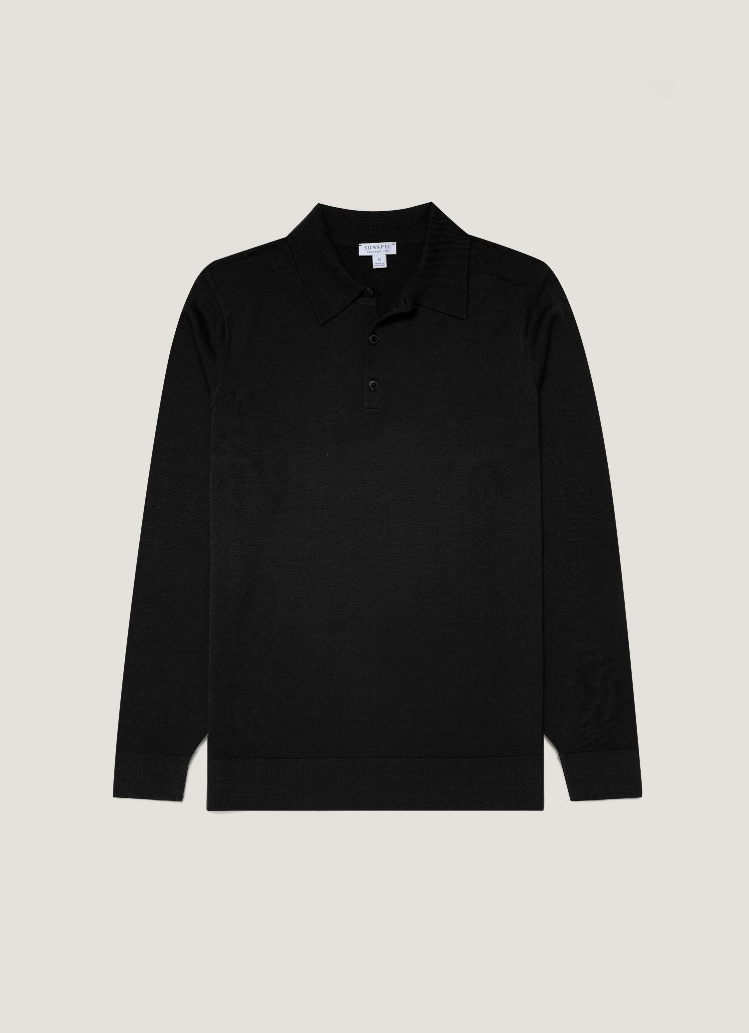 Men S Extra Fine Merino Knitted Polo Shirt In