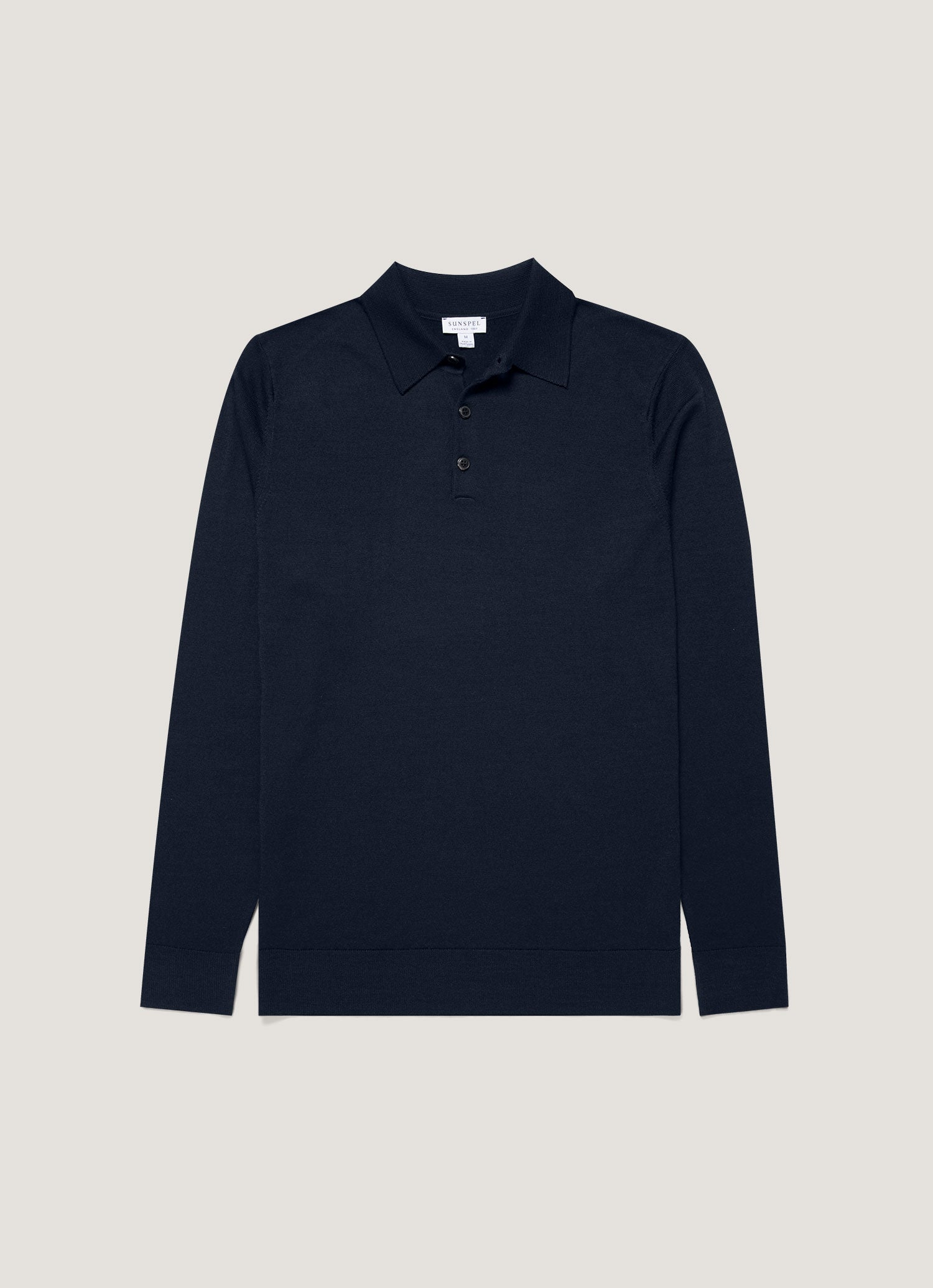 Men S Extra Fine Merino Knitted Polo Shirt In